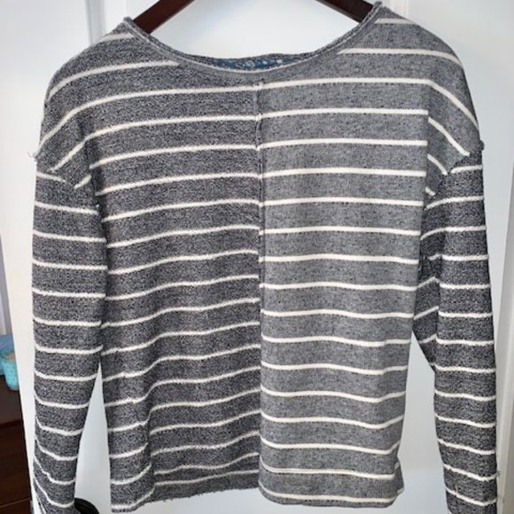 Anthropologie Devin striped terry sweatshirt - Picture 3 of 3